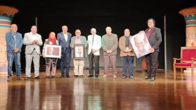 المركز الروسي وجمعية الكاريكاتير يحتفيان بمحمد صبحي بمعرض دولي مميز