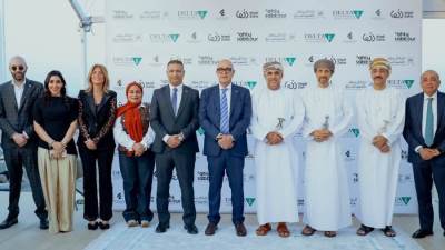 بحضور السفير الرحبي...الأهلي صبور تضع حجر الأساس للبدء في الأعمال الإنشائية في مدينة السلطان هيثم 