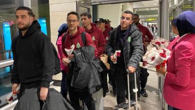 مطار القاهرة الدولي يستقبل بعثة الجيش الملكي المغربي استعدادًا لمواجهة الأهلي بدوري أبطال أفريقيا لكرة القدم