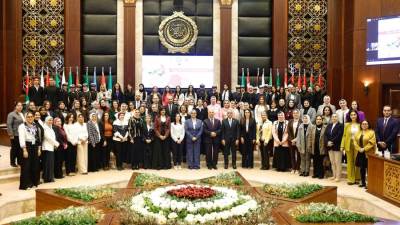 المستشارة أمل عمار تشارك بمنتدى"هي" محرك التنمية 