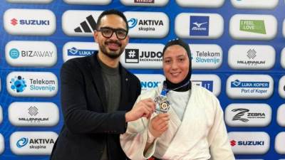 وزير الشباب والرياضة يهنئ صفا سليمان بأول إنجاز تاريخي للجودو المصري في كأس العالم للكبار