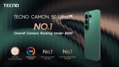 سلسلة: TECNO CAMON 50 إعادة تعريف التصوير الاحترافي بفضل قوة الذكاء الاصطناعي العملي