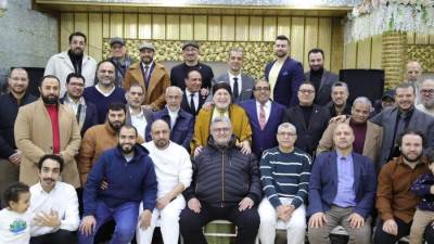 العناصر الاخوانية تشارك حفل افطار رابطة الإعلاميين الدولية بتركيا 