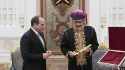 سلطان عمان يعرب عن تقديره الكبير لموقف مصر الداعم لاستقرار دول الخليج
