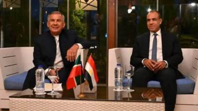 رئيس تتارستان يبحث مع وزير الخارجية تعزيز التعاون بين روسيا ومصر
