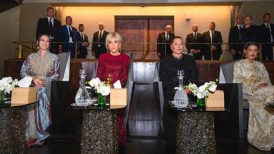 في ليلة استثنائية.. أميرات المغرب وزوجة الرئيس الفرنسي يشهدن افتتاح المسرح الملكي بالرباط