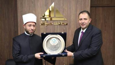 وزير الأوقاف ومحافظ دمياط يشاركان أبناء المحافظة احتفالات العيد القومي الـ776