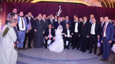 د. أماني الموجي والمهندس عماد النجار يتقدمون بخالص التهاني للنائب هشام الشطوري لزفاف نجلته الدكتورة ريهام هشام علي الدكتور أحمد هدهد