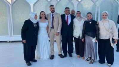 بحضور المنتج الفني أشرف خليل والمخرج شادي علي.. عقد قران الدكتورة شيرين أحمد خليل على الدكتور أحمد شهاب الدين