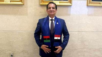 النائب أسامة أبو العز الإتربي يرحب بزيارة المستشار عقيلة صالح إلى مصر ويؤكد دعم القاهرة الكامل لاستقرار ليبيا