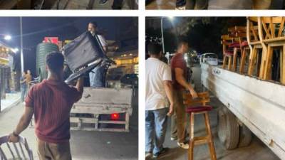 حي العمرانية يرفع 126 حالة إشغال في حملة ليلية مفاجئة بشارع "فاطمة رشدي"