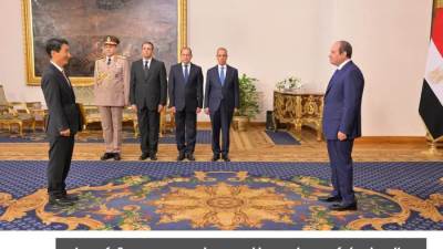 الرئيس السيسي يتسلم أوراق اعتماد سفير كوريا الجنوبية الجديد لدى مصر