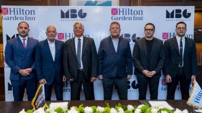 «MBG DEVELOPMENTS» توقع شراكة استراتيجية مع «هيلتون العالمية» لافتتاح فندق Hilton Garden Inn بـDoray Bay رأس البر