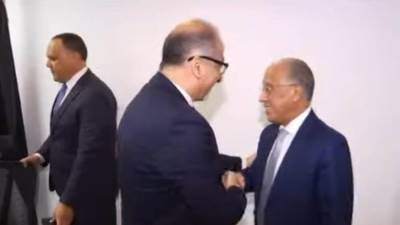 السفير محمد آيت وعلي يشارك في جلسة تنسيقية لدعم القضية الفلسطينية بمقر المندوبية الفلسطينية بالقاهرة