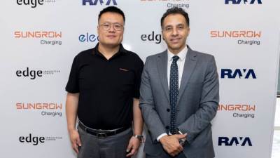 محطات شحن بقدرة 180 كيلوواط: راية للمباني الذكية وSungrow تعززان مكانة Electra كأسرع شبكة لشحن المركبات الكهربائية في مصر