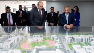 وزير الطيران المدني يتفقد فرع الأكاديمية العربية للعلوم والتكنولوجيا والنقل البحري بالعلمين الجديدة