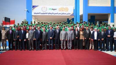 وزير التعليم ورئيس جهاز مستقبل مصر يتفقدان المدرسة المصرية الإيطالية للتكنولوجيا